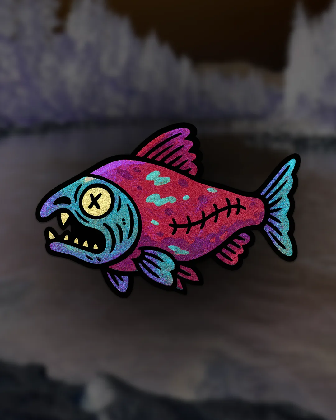 Zombie Salmon specimen artwork